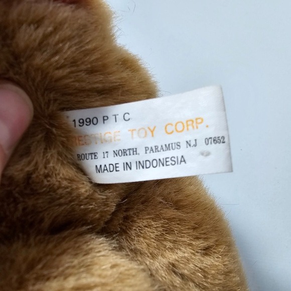 Prestige Toy Corp Moose Plush Jingle‎ Bell Rattle Christmas Stuffed Animal 90s - Picture 8 of 11